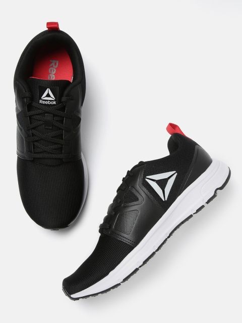 

Reebok Men Black Solid Hydro LP Running Shoes