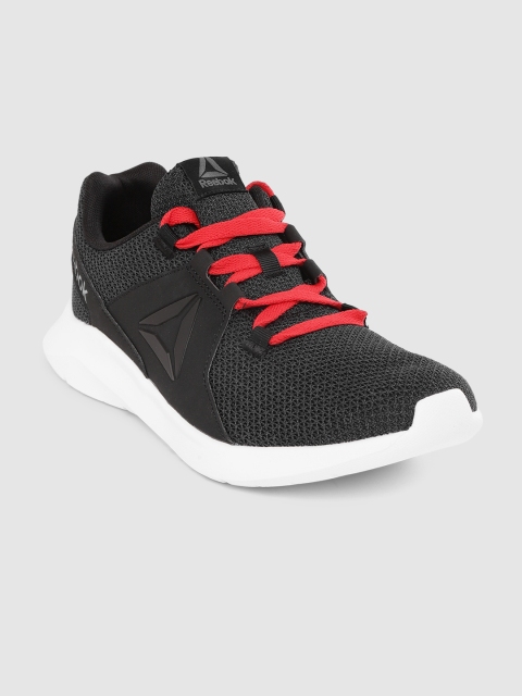 

Reebok Men Charcoal Grey & Black EnergyLux Running Shoes