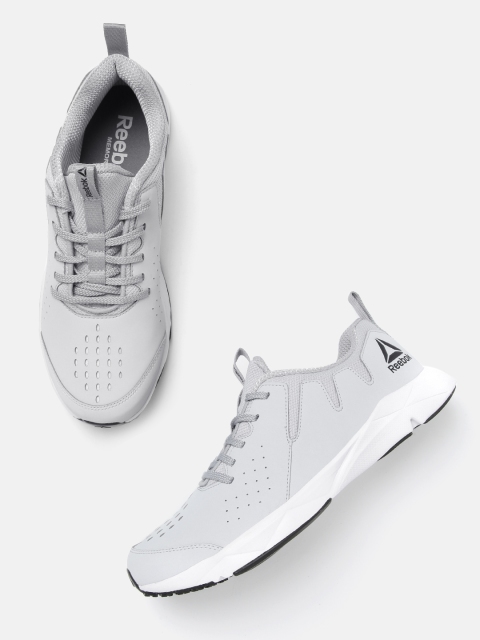 

Reebok Men Grey Perforated Hans LP Running Shoes