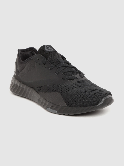 

Reebok Men Black Solid Sublite Training Shoes