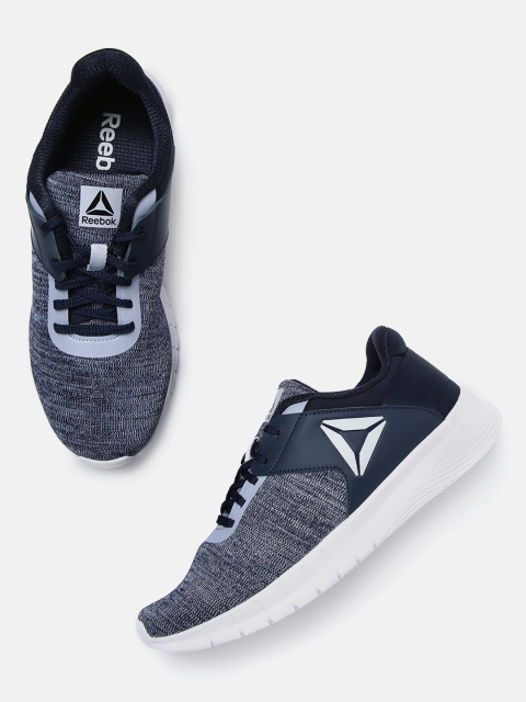 

Reebok Men Navy Genesis LP Running Shoes, Navy blue
