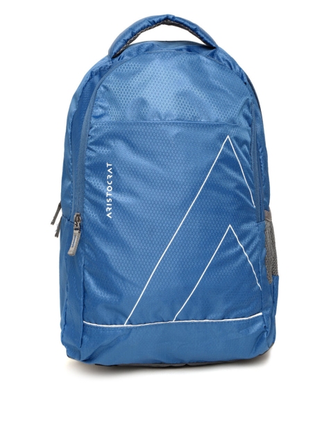 

Aristocrat Unisex Blue Geometric Laptop Backpack