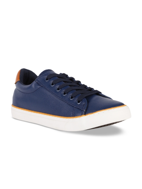 

Peter England Men Blue Solid Sneakers