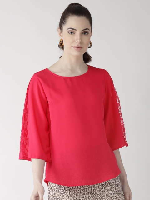 

plusS Women Fuchsia Solid Top