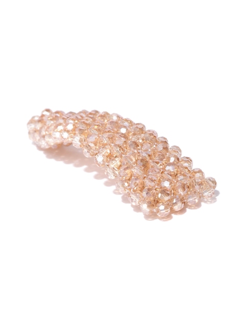 

Blueberry Gold-Toned Beaded Tic Tac Hair Clip