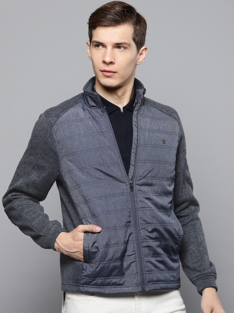 

Louis Philippe Sport Men Charcoal Grey Solid Tailored Jacket