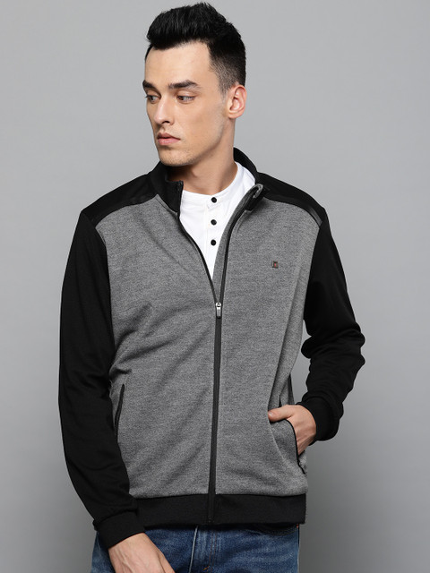 

Louis Philippe Sport Men Grey Solid Sweatshirt