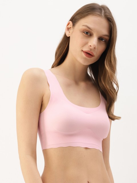 

Wacoal Pink Solid Non-Wired Lightly Padded T-shirt Bra