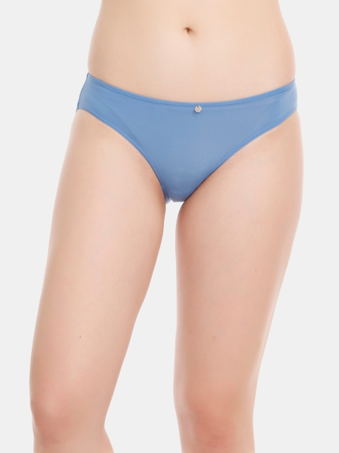 

Zivame Women Blue Solid Bikini Briefs ZI2406FASHABLUE