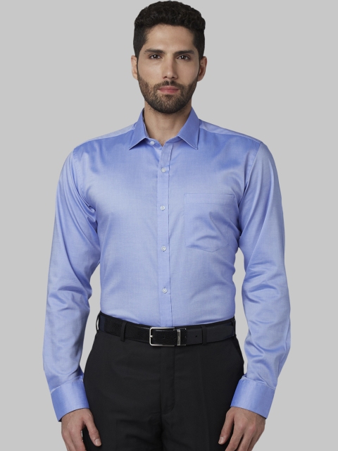 

Park Avenue Men Blue Slim Fit Solid Formal Shirt