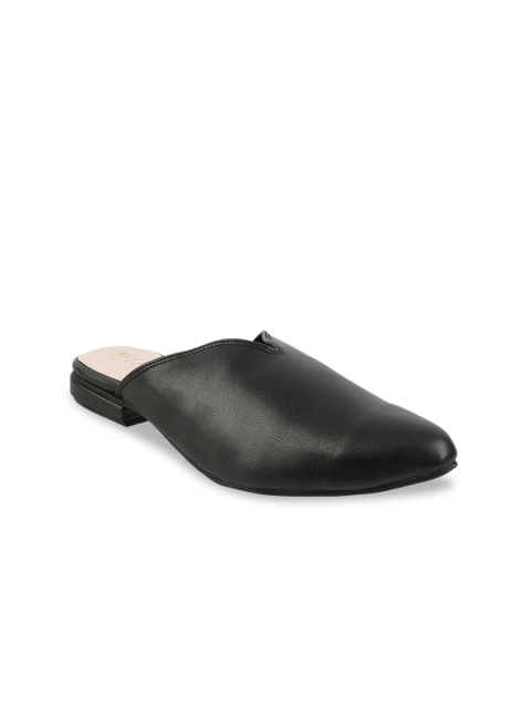 

Wet Blue Women Black Solid Mules