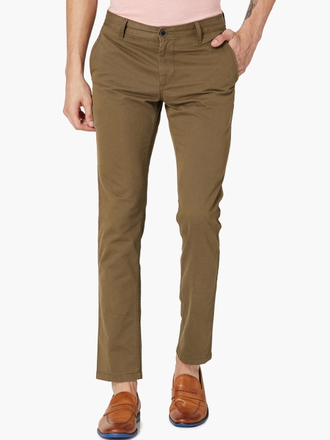 

Fame Forever by Lifestyle Men Brown Slim Fit Solid Regular Trousers