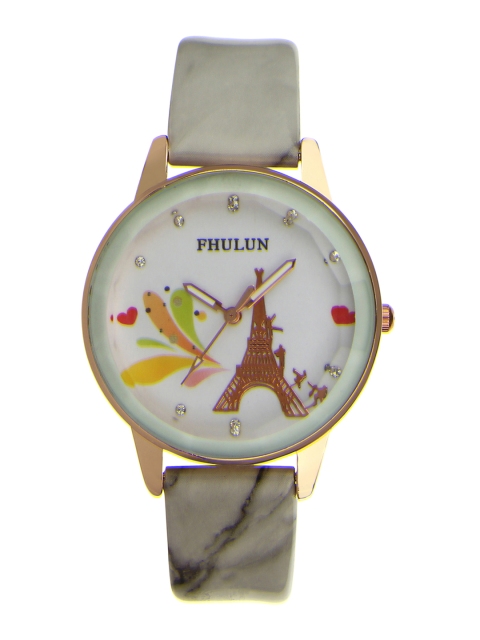 

Hobforestessentials Women White Analogue Watch FR-FH-3544