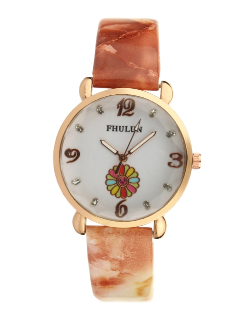 

Hobforestessentials Women White Analogue Watch FR-FH-4016