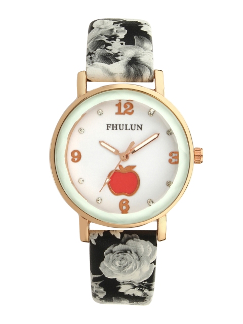 

Hobforestessentials Women White Analogue Watch FR-FH-2537F-BK01