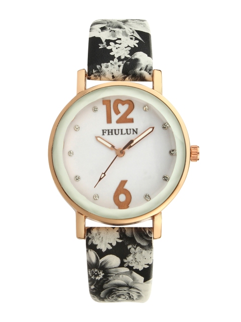 

Hobforestessentials Women White Analogue Watch FR-FH-2537F-BK