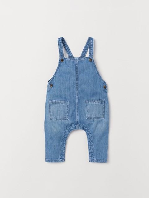 

H&M Kids Blue Washed Sustainable Denim Dungarees