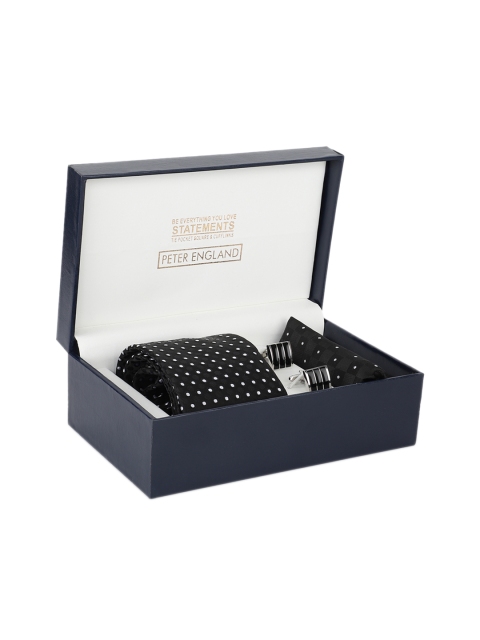 

Peter England Men Black Accessory Gift Set