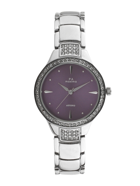 

maxima Women Purple Analogue Watch O-56961BMLI