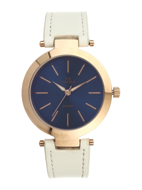 

maxima Women Navy Blue Analogue Watch O-56901LMLR