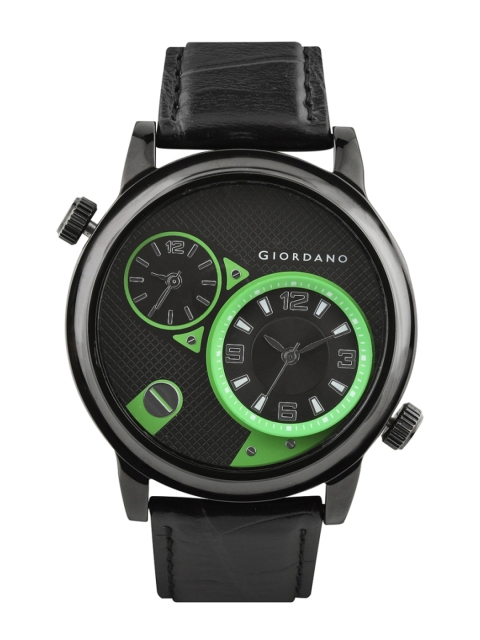 

GIORDANO Men Black Analogue Watch 60058 DTLM