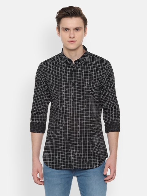 

Allen Solly Sport Men Black Slim Fit Checked Casual Shirt