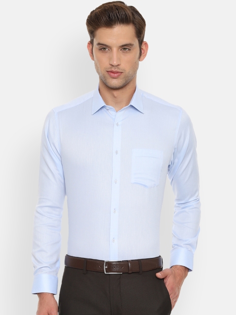 

Van Heusen Men Blue Regular Fit Solid Formal Shirt