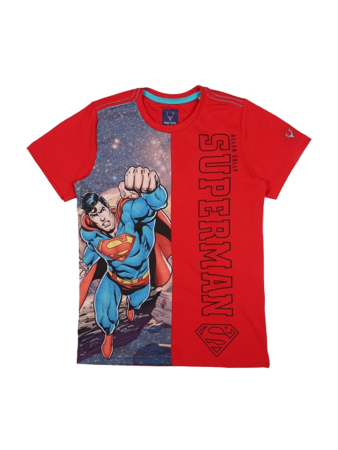 

Allen Solly Junior Boys Red Printed Round Neck T-shirt