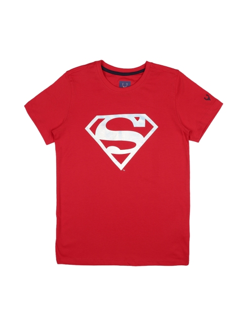 

Allen Solly Junior Boys Red Printed Round Neck T-shirt