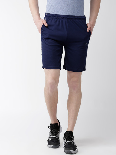 

Alcis Men Navy Blue Solid Slim Fit Training Shorts