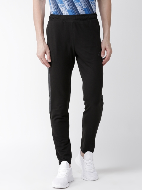 

Alcis Men Black Solid Training Trackpants