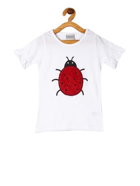 

Cherokee Girls White Printed Top