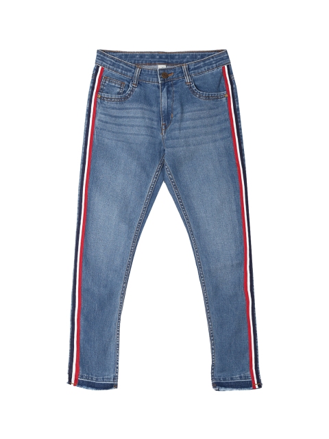 

Cherokee Girls Blue Slim Fit Mid-Rise Clean Look Stretchable Jeans