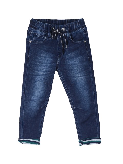 

Cherokee Boys Blue Slim Fit Mid-Rise Clean Look Stretchable Jeans