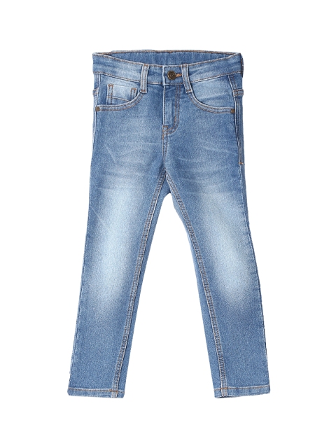 

Cherokee Boys Blue Regular Fit Mid-Rise Clean Look Stretchable Jeans