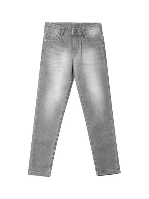 

Cherokee Boys Grey Slim Fit Mid-Rise Clean Look Stretchable Jeans