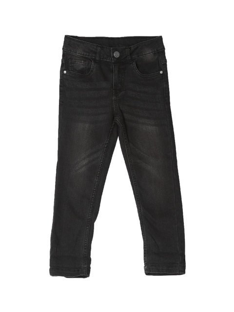 

Cherokee Boys Black Regular Fit Mid-Rise Clean Look Stretchable Jeans