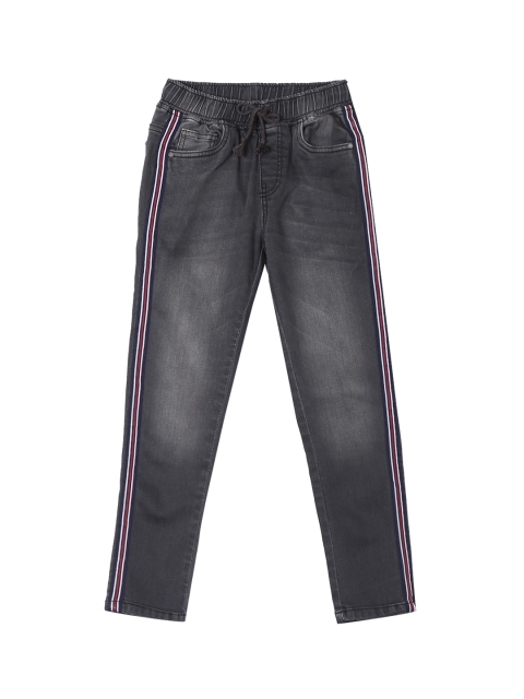 

Cherokee Boys Grey Slim Fit Mid-Rise Clean Look Stretchable Jeans