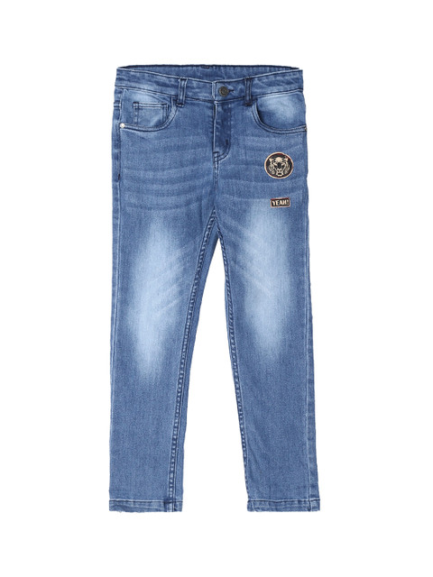 

Cherokee Boys Blue Regular Fit Mid-Rise Clean Look Stretchable Jeans