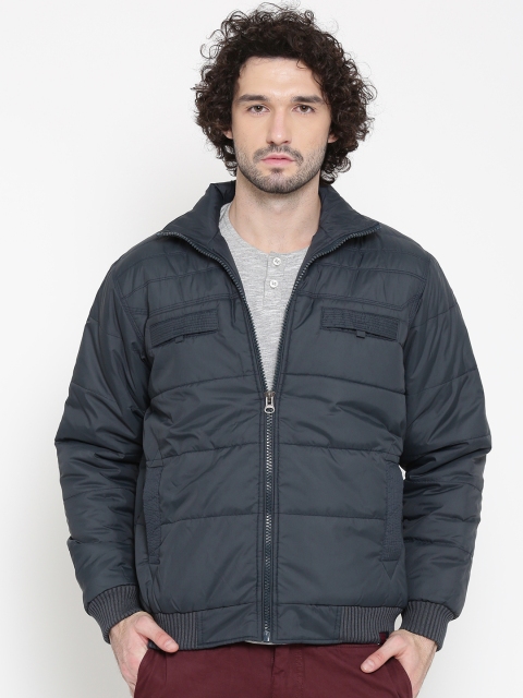 

Locomotive Navy Blue Padded Jacket