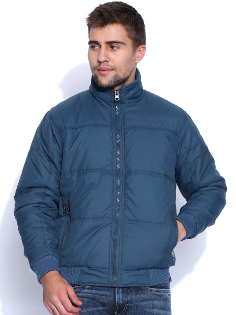 

Locomotive Teal Blue Padded Jacket