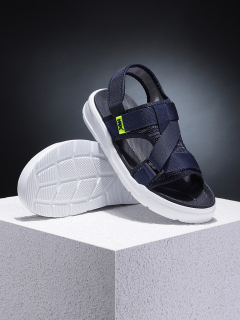 

HRX by Hrithik Roshan Men Navy Blue Hook & Loop Athleisure Sandal