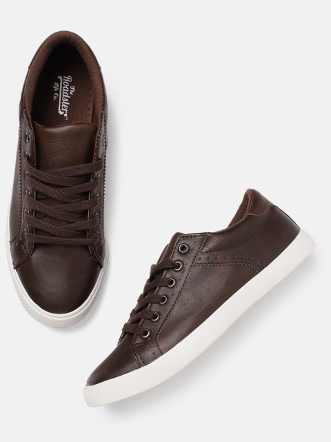 

Roadster Men Brown Solid Sneakers