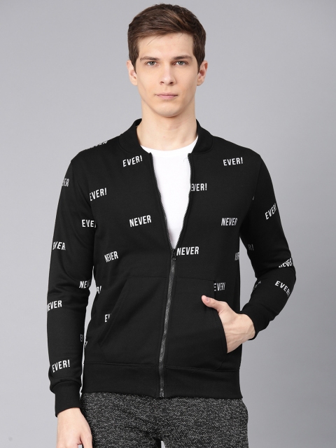 

Maniac Men Black Printed Sweatshirt