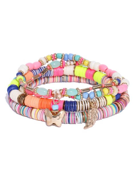 

Ayesha Multi-Coloured Set of 4 Bracelets