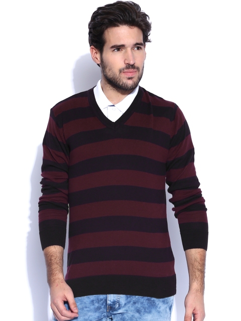 

Locomotive Burgundy Striped Sweater