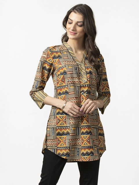 

Fabindia Multicoloured Kalamkari Print Tunic, Multi