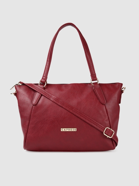

Caprese Maroon Solid Shoulder Bag