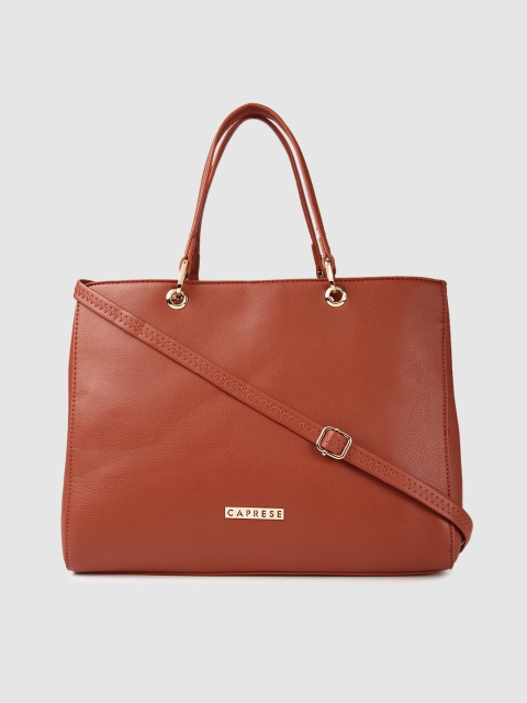 

Caprese Brown Solid Handheld Bag