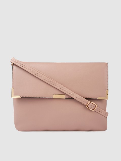 

Caprese Pink Solid Sling Bag